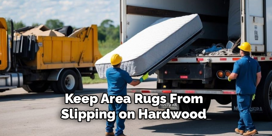 Keep Area Rugs From 
Slipping on Hardwood 